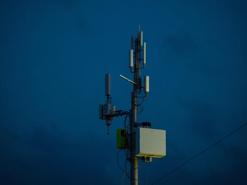 5G antenna on a remote pole